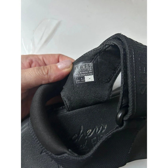 Skechers D'Lux Walker Sandals black size 8 - Picture 5 of 10